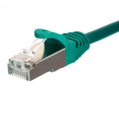 shumee Patchcord RJ45, Netrack lita prevleka, kat. 5e FTP/STP, 10 m zelene barve