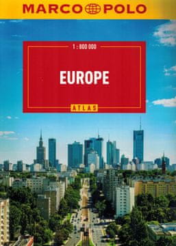 shumee Evropa 1:800.000. Avtomobilski in turistični atlas. Izd. 2024. Marco Polo