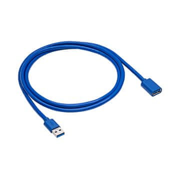 Akyga Akyga AK-USB-10 2x USB A 3.0 podaljševalni kabel moški-ženski 1,8 m hitri