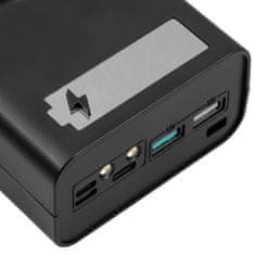 Akyga Brezžični polnilnik Power Bank AK-BC-05 12x Li-Ion 18650 QI QC4+ PD 22.5W