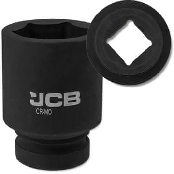 JCB JCB 1" 50 mm globok udarni nasadni ključ Cr-Mo šesterokotni nasadni ključ