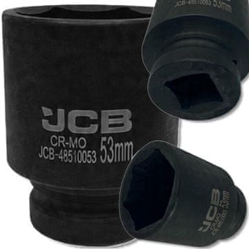 JCB JCB 1" 53 mm globok udarni nasadni ključ Cr-Mo šesterokotni nasadni ključ