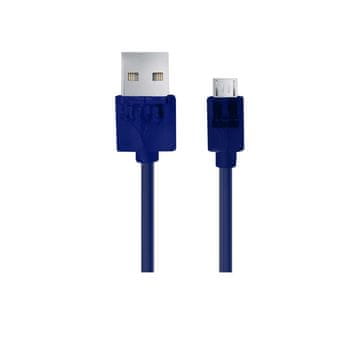 TOP GIFT EB184DB esperanza mikro USB 2.0 kabel A-B M/M 1,0 m temno moder prozoren