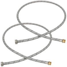 shumee Fleksibilen konektor 3/8” 1/2” ženski-moški jeklo 140 CM komplet 2 kosov