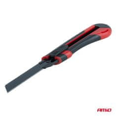 AMIO Jekleni univerzalni nož SK5 s črnim ABS rezilom 100x18x0,5 mm amio-04812