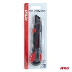 AMIO Jekleni univerzalni nož SK5 s črnim ABS rezilom 100x18x0,5 mm amio-04812
