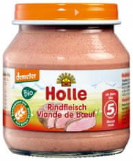Holle Goveje meso BREZ dodanih sladkorjev brez glutena demeter BIO 125g luknja