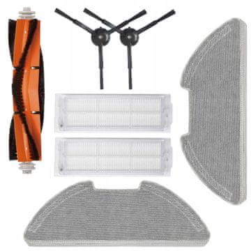shumee Komplet krtač, filtrov in mopov za robotski sesalnik Xiaomi MI MOP 2 PRO