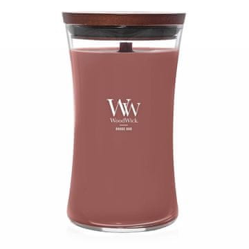 Woodwick Rouge Oud - Woodwick - velika dišeča sveča z lesenim stenjem - novo 2025