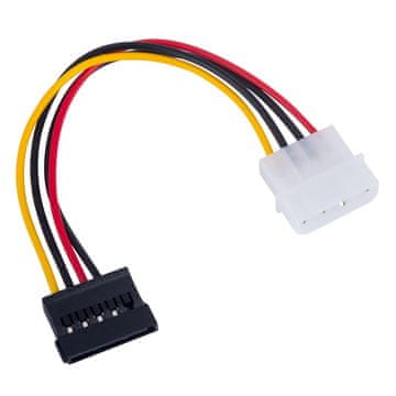 Akyga Molex - SATA kabel Akyga AK-CA-17 Napajalni kabel HDD SSD pogon 15cm M/Ž