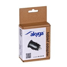 Akyga Avtomobilski polnilnik Akyga AK-CH-02 2x USB 5V / 1A za 12-24V vžigalnik
