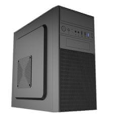 Akyga Akyga AK19BK ohišje za računalnik Micro ATX, stolp, USB-C, USB 3.0, črno