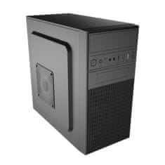 Akyga Akyga AK19BK ohišje za računalnik Micro ATX, stolp, USB-C, USB 3.0, črno