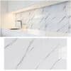 Samolepilna bela marmorna PVC laminatna sijajna plošča 80x40 cm plošča10