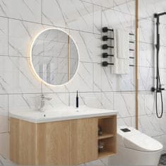shumee Samolepilna bela marmorna PVC laminatna sijajna plošča 80x40 cm plošča10