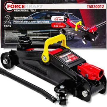 shumee Hidravlična avtomobilska dvigalka Frog 2 toni 130-340 mm Forcekraft jack