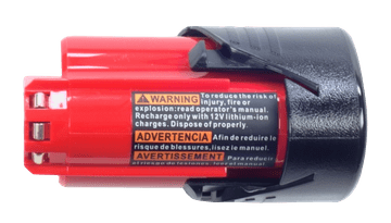 shumee Polnilna baterija za Milwaukee M12 48-11-2411 48-11-2420 2455 12V 2,0 Ah