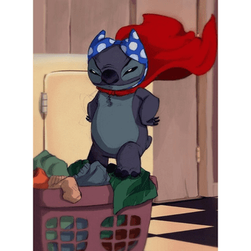shumee Slikanje po številkah Slike za barvanje Stitch Superhero Disney 40x50 cm