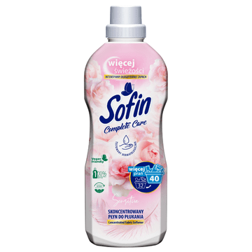 Sofin Mehčalec za perilo Sofin Sensitive za občutljivo kožo 800 ml (40 pranj)