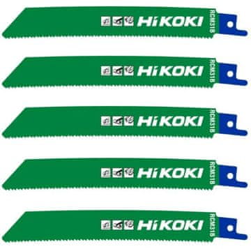 shumee Hikoki list za sabljasto žago RCM31B ukrivljen 150 14TPI 150mm 5 kosov.