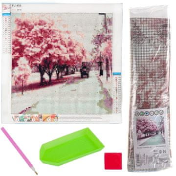 TOP GIFT TG64203-10 Diamantna slika Mozaik Diamantno vezenje Drevo Park Aleja 5D