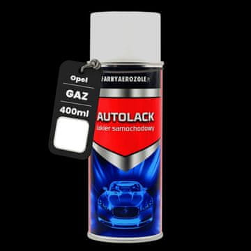 shumee Pripravljen sprej 400ml akrilna barva za Opel GAZ Blanc, ledeniško bela