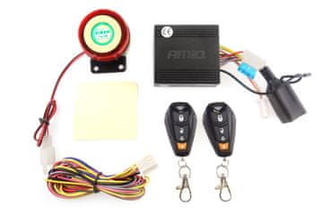 AMIO Univerzalni alarm za motor z daljinskimi upravljalniki MCA14 amio-01103