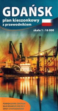 shumee Gdansk 1:16.000. Žepni zemljevid z vodnikom / Zemljevid mesta. Galileos