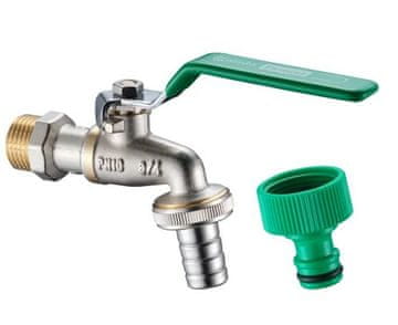 shumee Calido Farmer 3/4" kroglični ventil s priključkom in hitrim priključkom