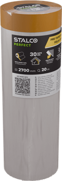 STALCO Zaščitna folija Stalco z washi trakom 2700 mm x 20 m popolna S043147626