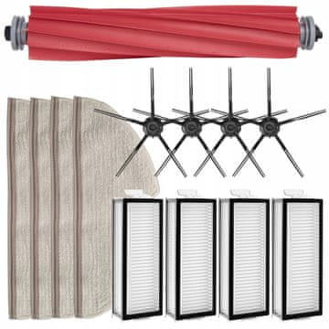 shumee Velik komplet za Roborock Q7 / Q7 Max / Max Plus + krtače, filtri, mopi