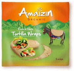 Amaizin Tortilja zavitki z otrobi (vir prehranskih vlaknin) BIO 240 g - amaizin