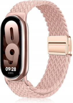 shumee Magnetna zapestnica za pametno zapestnico Xiaomi MI 8/9/10 strap09_ROZA