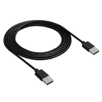 Akyga Akyga AK-USB-11 2x USB A 2.0 podaljševalni kabel moški-moški vtič 1,8 m