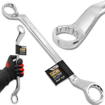 JCB JCB 2-stranski 45-stopinjski kotni obročni ključ 36x41 mm Cr-V 12-kraki