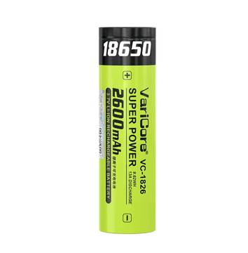 shumee Polnilna baterijska celica VariCore VC-1826 18650 Li-ion 3,7 V 2600 mAh