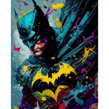 shumee Slikanje po številkah z okvirjem Slike za slikanje - Batman DC 40x50 cm