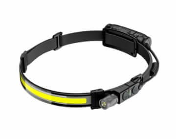 shumee Awtools Brightbar LED naglavna svetilka s senzorjem gibanja črne barve