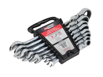 shumee Awtools kombinirani ključi z ragljo, zglobni, komplet 8 kosov, 8-22 mm