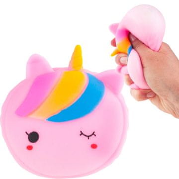TOP GIFT TG71174 stisljiva antistresna igrača samorog mavrična senzorična mehka