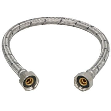 shumee Fleksibilen priključek iz nerjavečega jekla 1/2” za pipe dolžine 50 CM