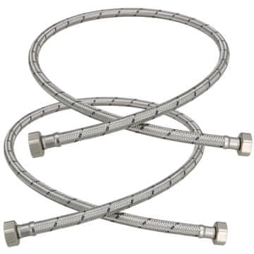 shumee Fleksibilen priključek 1/2” za pipe in armature 110 CM komplet 2 kosov