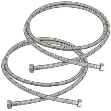 shumee Fleksibilni priključek 1/2” za pipe in armature 200 CM komplet 2 kosov