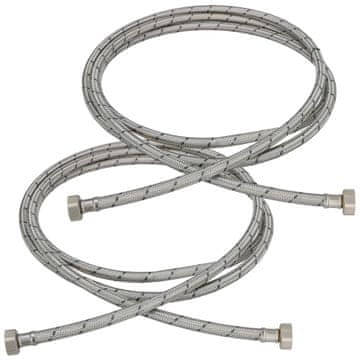 shumee Fleksibilen priključek 1/2” za pipe in armature 300 CM komplet 2 kosov