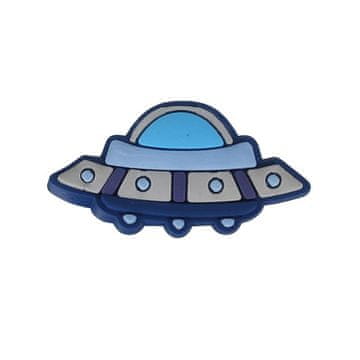 shumee Crocs Emblem Našitek Vesolje UFO Ladja Gumijasta Okrasna Znak 37-24 OS