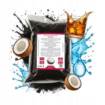 shumee Kokosovo aktivno oglje 25L/12,5KG ZA filtracijo, čiščenje, destilacijo