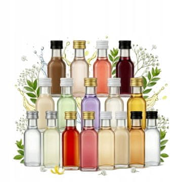 shumee 50x stekleničke Marasca 20ml poročne steklenice darilno vino 50 kosov.