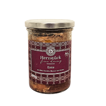 shumee Raca s korenjem, banano in rjavim rižem 380 g | monoproteinska hrana za pse | sestavine živilske kakovosti | z dodanim omega 3-6-9 oljem | Paul & Paulina