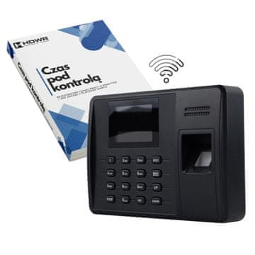 shumee Zapisovalnik delovnega časa in prisotnosti RFID wifi WEB kartica za prstne odtise 125 kHz 13,56 MHz + e-knjiga "Čas pod nadzorom"