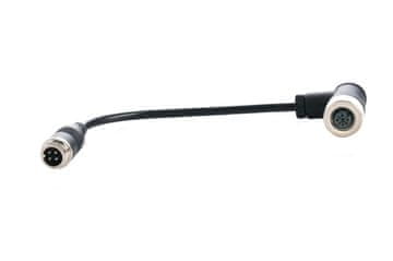 shumee Adapter za zmanjšanje kamere za Ferguson Datatronic 4 Agco C1000 Challenger C serija 90 stopinj 5-pin ženski/4-pin moški